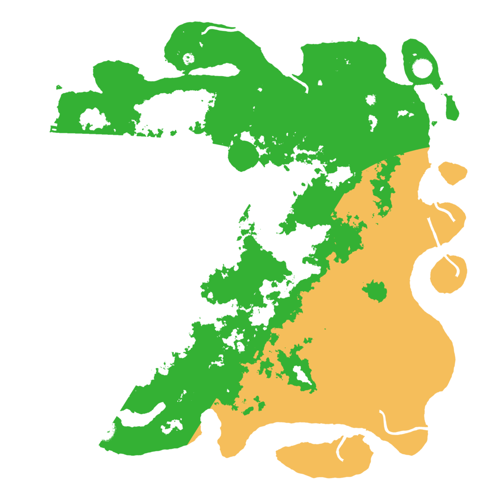 Biome Rust Map: Procedural Map, Size: 4500, Seed: 5577442