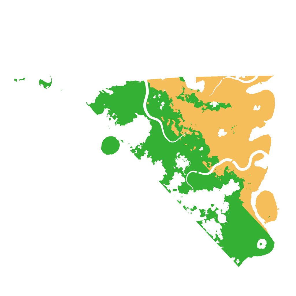 Biome Rust Map: Procedural Map, Size: 4500, Seed: 4885323