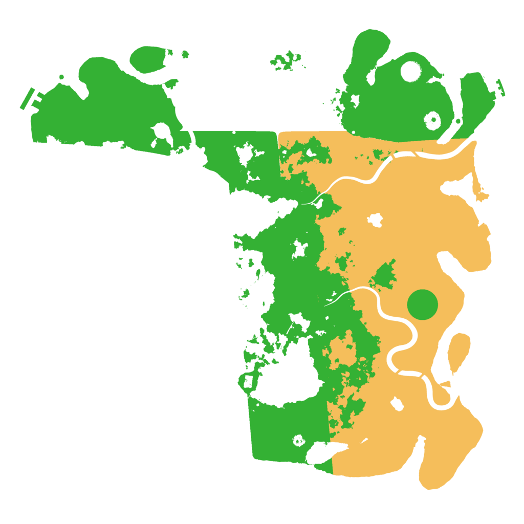 Biome Rust Map: Procedural Map, Size: 4500, Seed: 210680