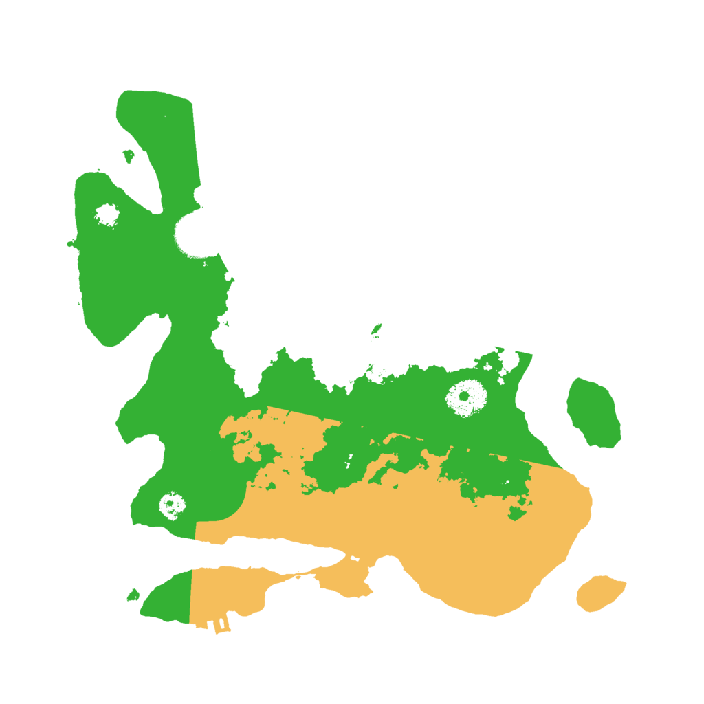 Biome Rust Map: Procedural Map, Size: 2800, Seed: 1432594227
