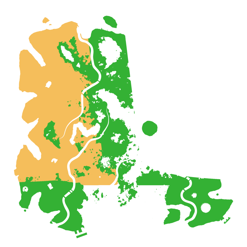 Biome Rust Map: Procedural Map, Size: 4500, Seed: 5104544
