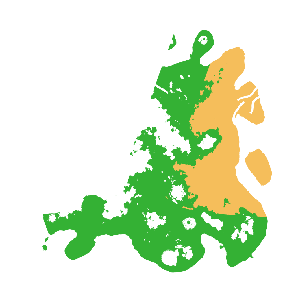 Biome Rust Map: Procedural Map, Size: 3500, Seed: 2167854