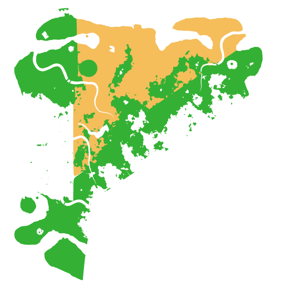 Biome Rust Map: Procedural Map, Size: 4500, Seed: 3821691