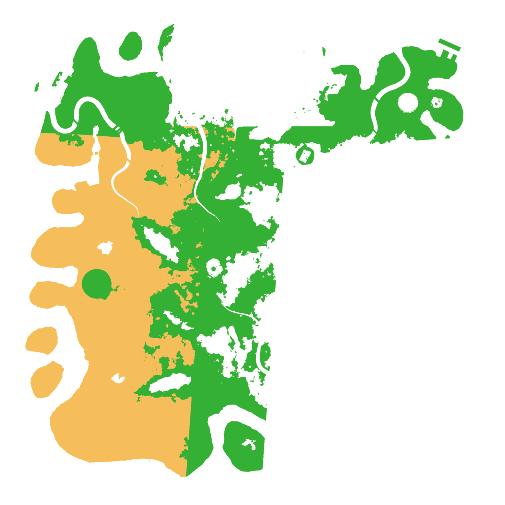 Biome Rust Map: Procedural Map, Size: 4500, Seed: 3662868