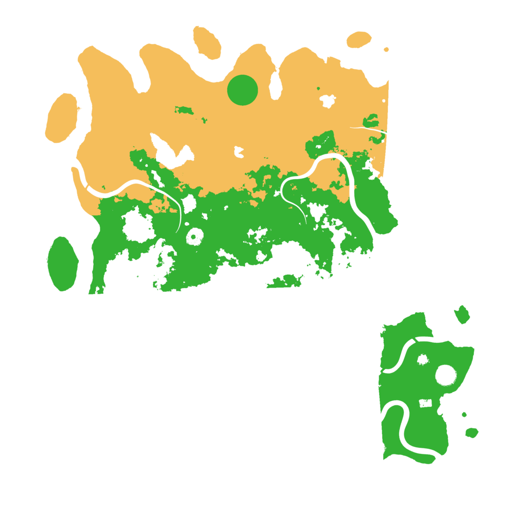 Biome Rust Map: Procedural Map, Size: 4500, Seed: 5035122