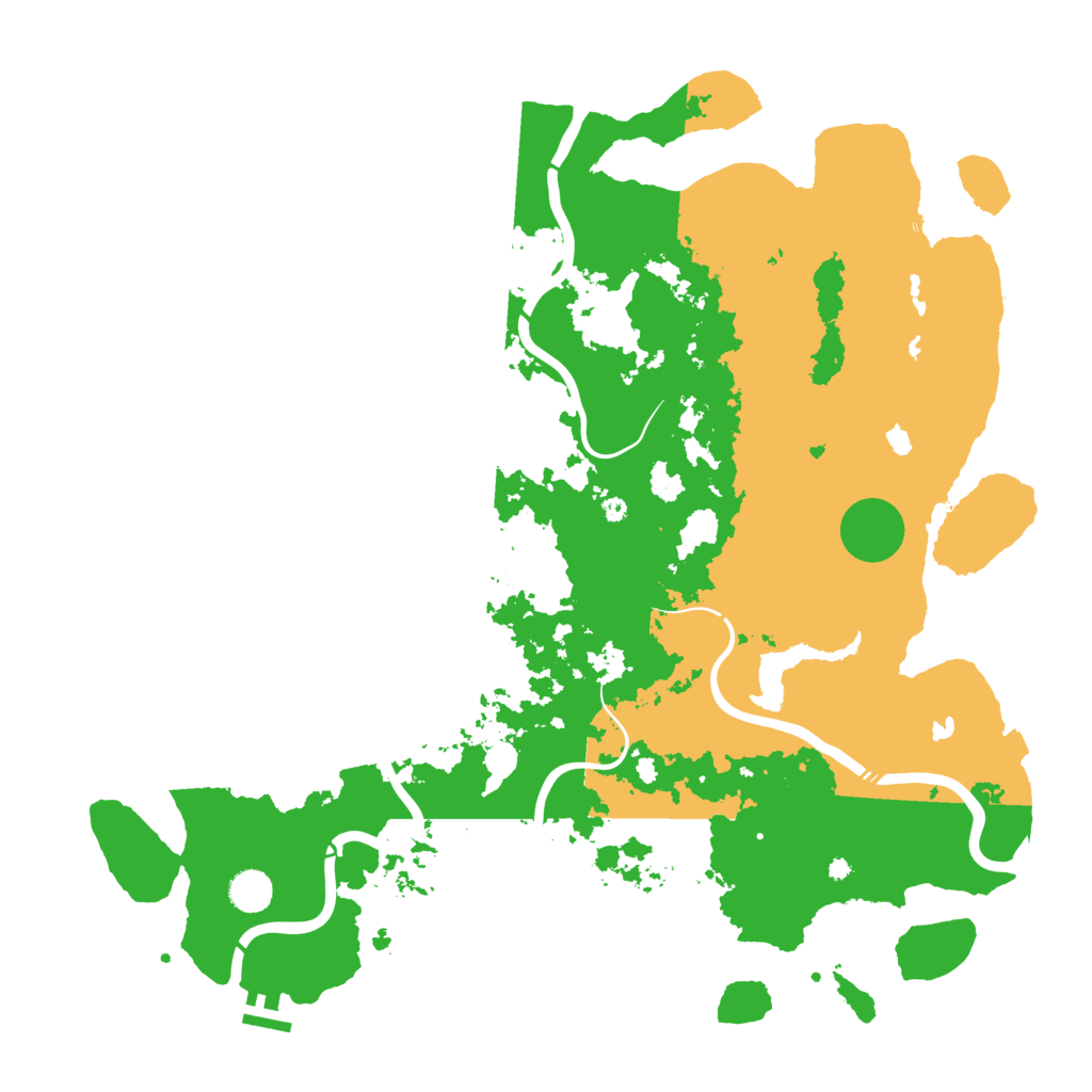 Biome Rust Map: Procedural Map, Size: 4500, Seed: 657372