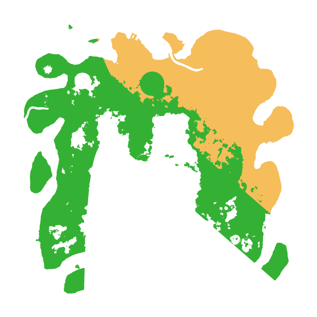 Biome Rust Map: Procedural Map, Size: 3500, Seed: 5953