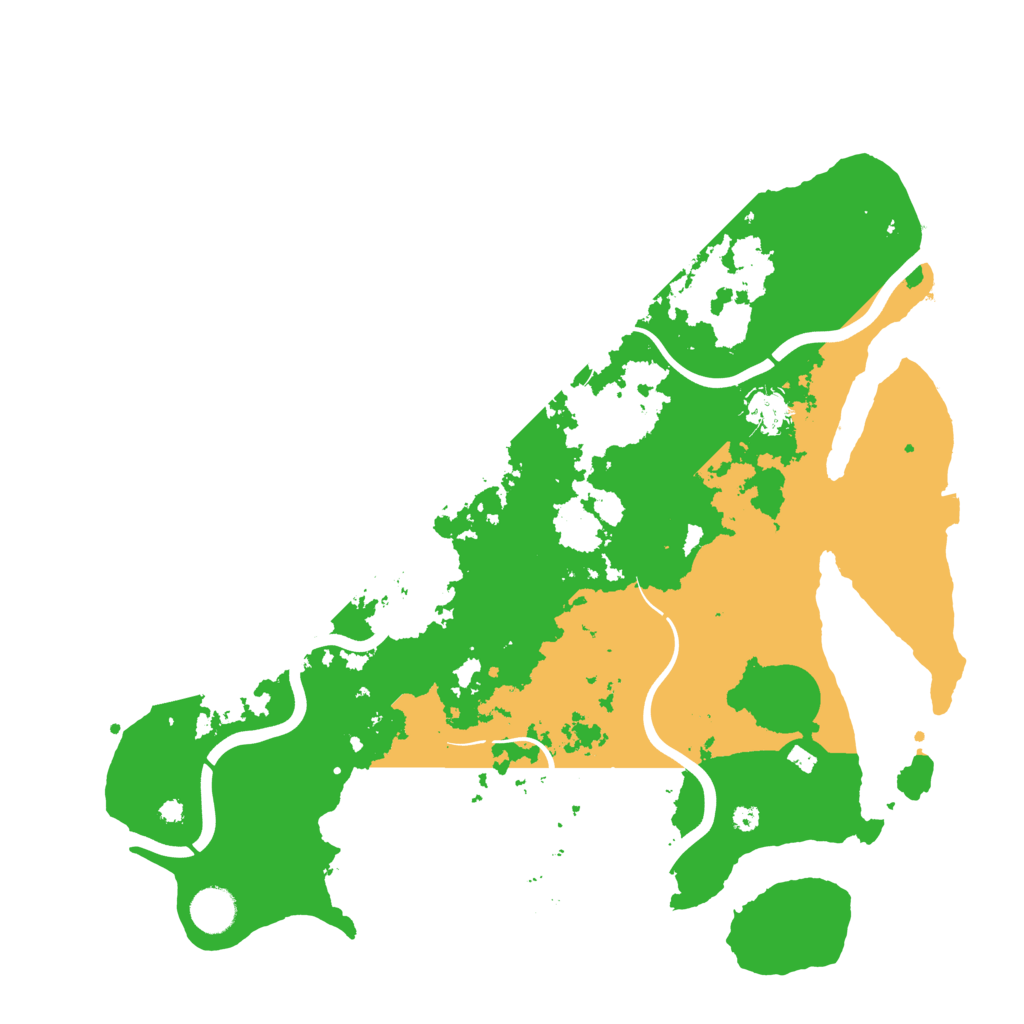 Biome Rust Map: Procedural Map, Size: 3950, Seed: 1188334828
