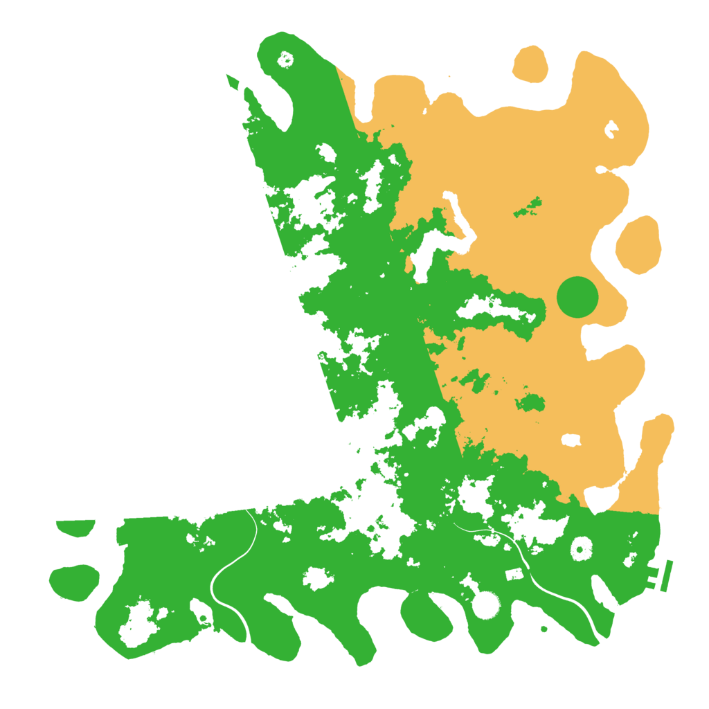 Biome Rust Map: Procedural Map, Size: 4500, Seed: 1691963
