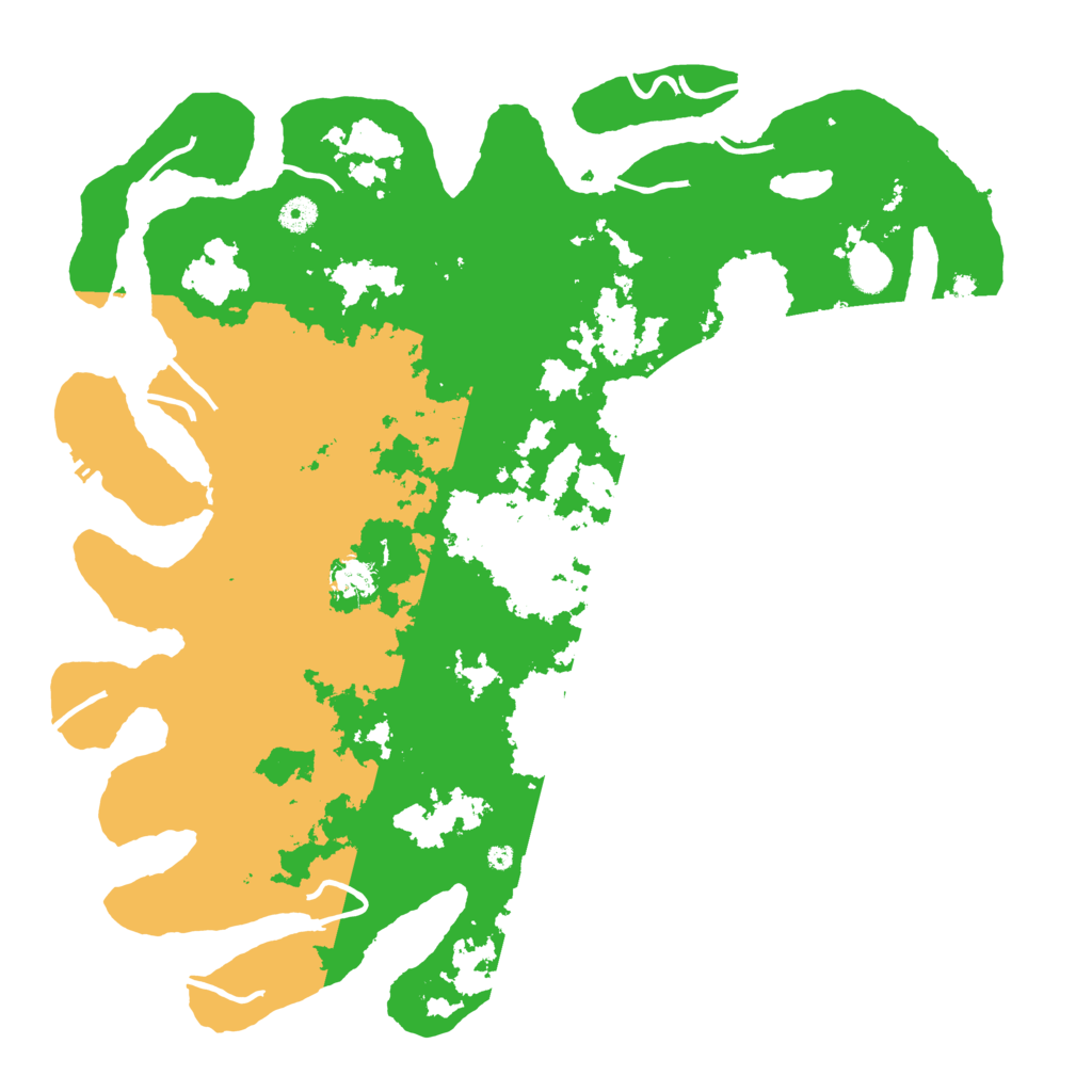 Biome Rust Map: Procedural Map, Size: 4500, Seed: 2104543