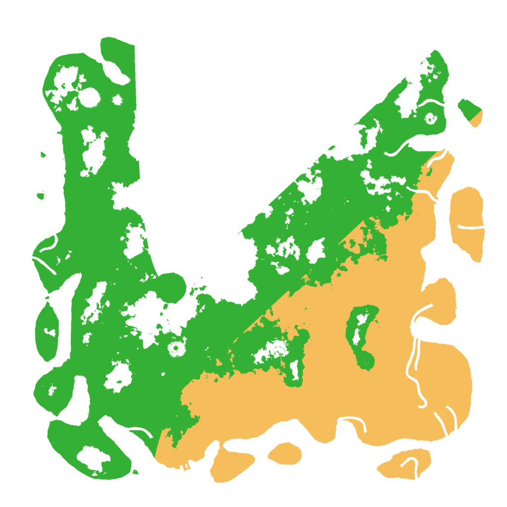 Biome Rust Map: Procedural Map, Size: 4500, Seed: 1334704