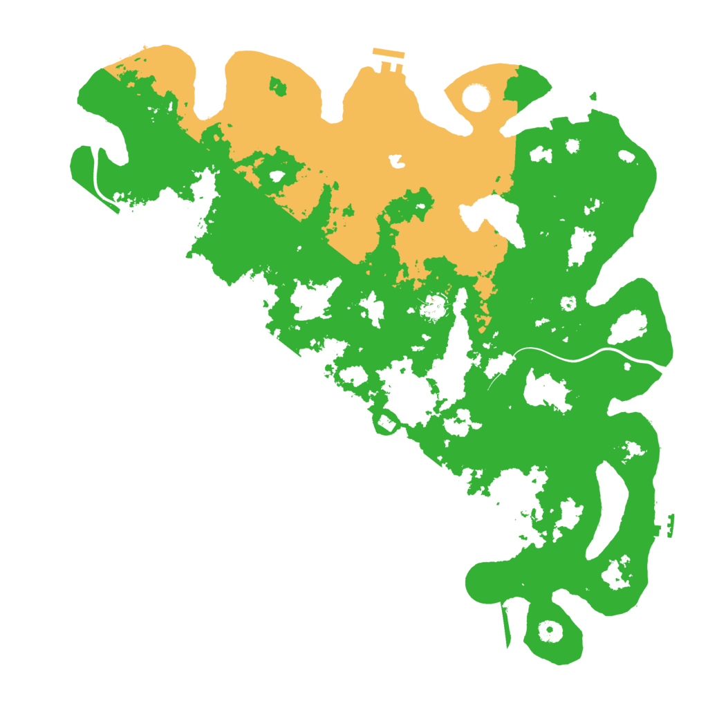 Biome Rust Map: Procedural Map, Size: 4500, Seed: 2094570