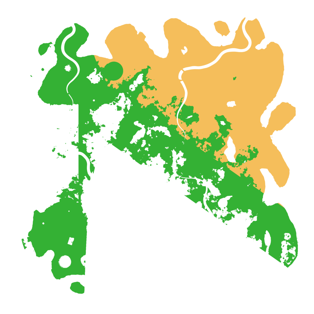 Biome Rust Map: Procedural Map, Size: 4500, Seed: 4453568