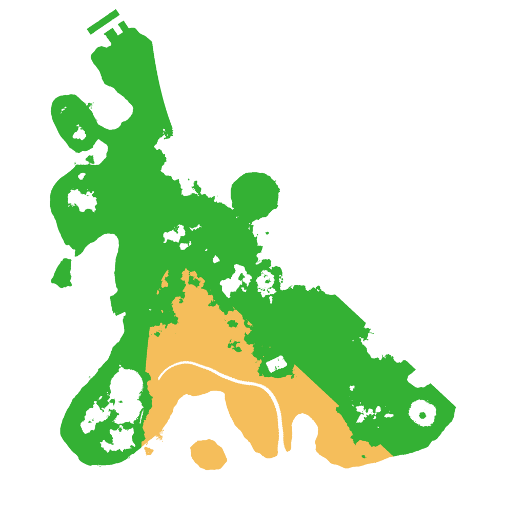 Biome Rust Map: Procedural Map, Size: 3000, Seed: 62398