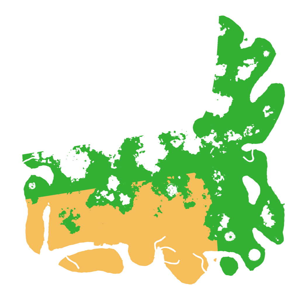Biome Rust Map: Procedural Map, Size: 4500, Seed: 2110637
