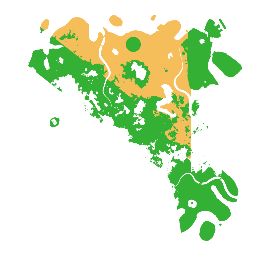 Biome Rust Map: Procedural Map, Size: 4500, Seed: 126256