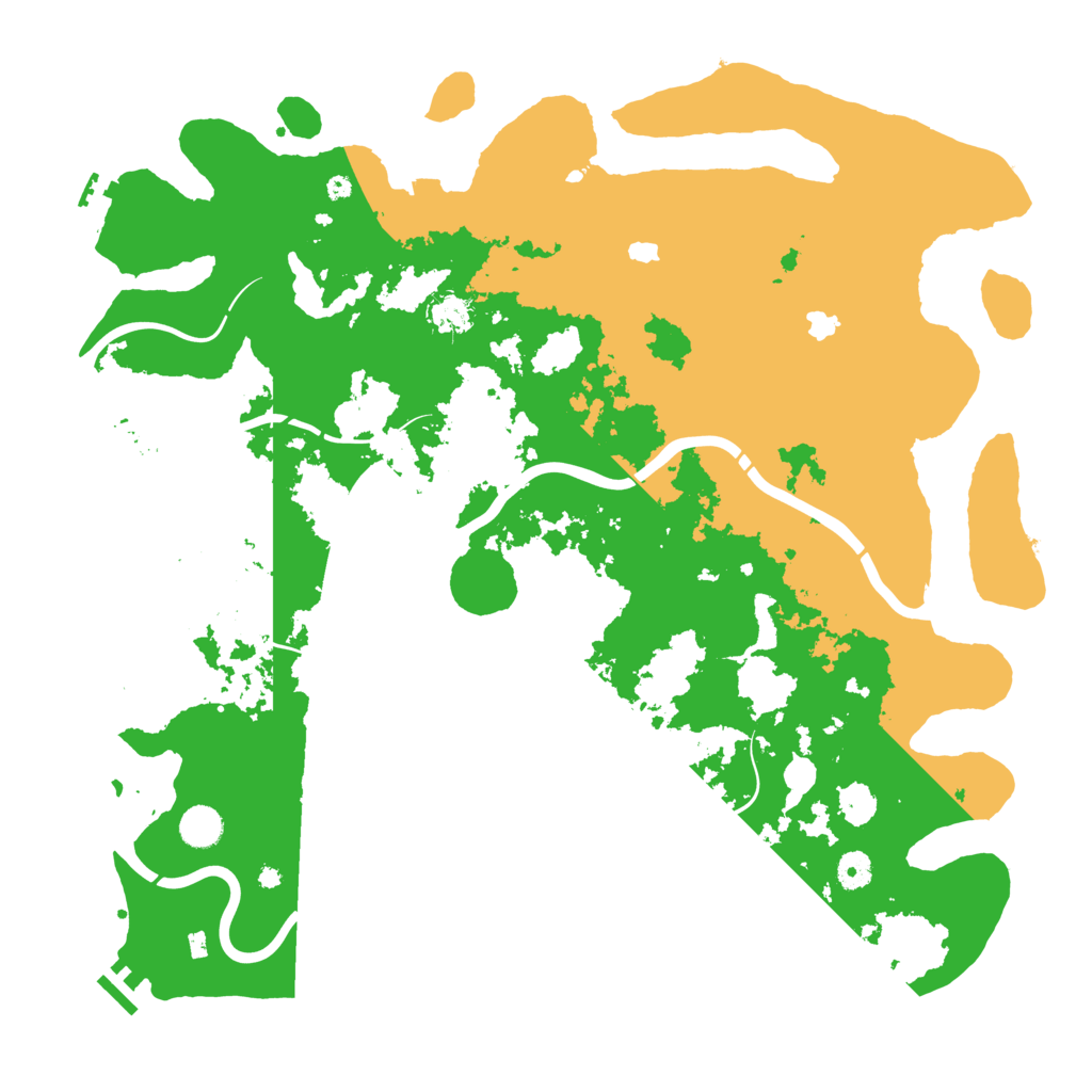 Biome Rust Map: Procedural Map, Size: 4500, Seed: 6057889