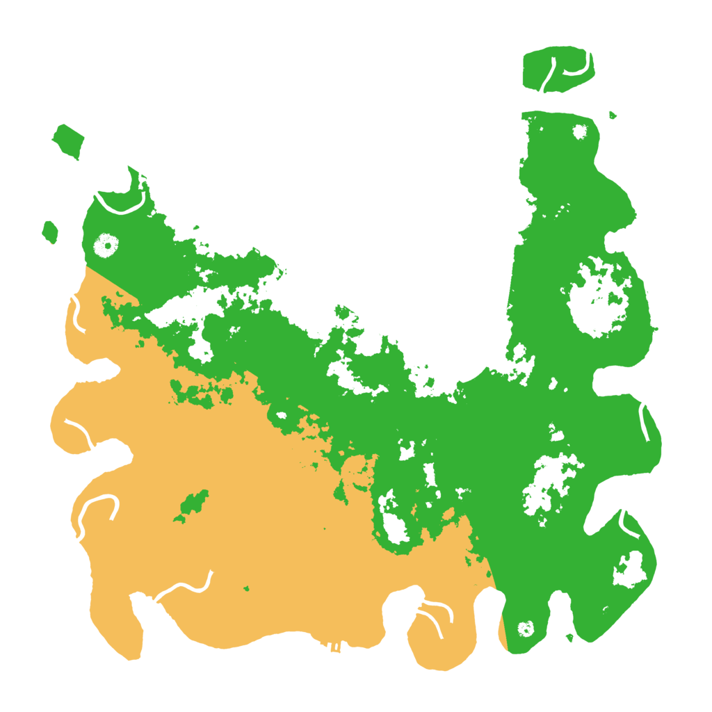 Biome Rust Map: Procedural Map, Size: 4500, Seed: 1370781389