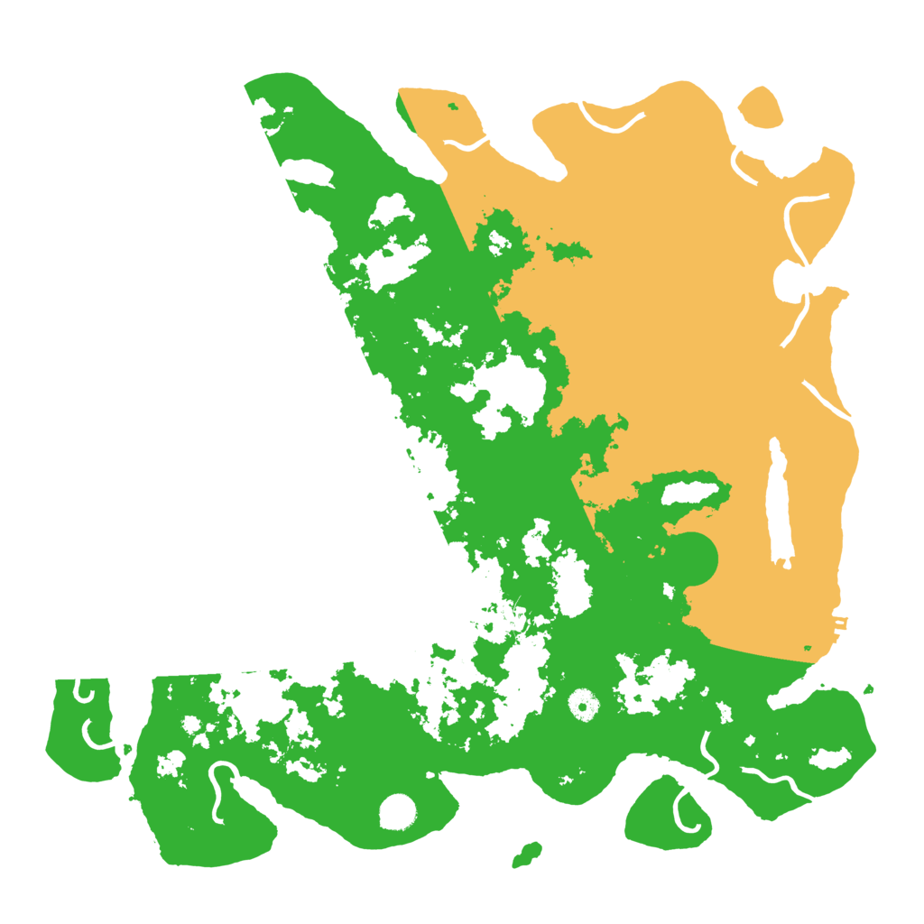 Biome Rust Map: Procedural Map, Size: 4500, Seed: 2071887