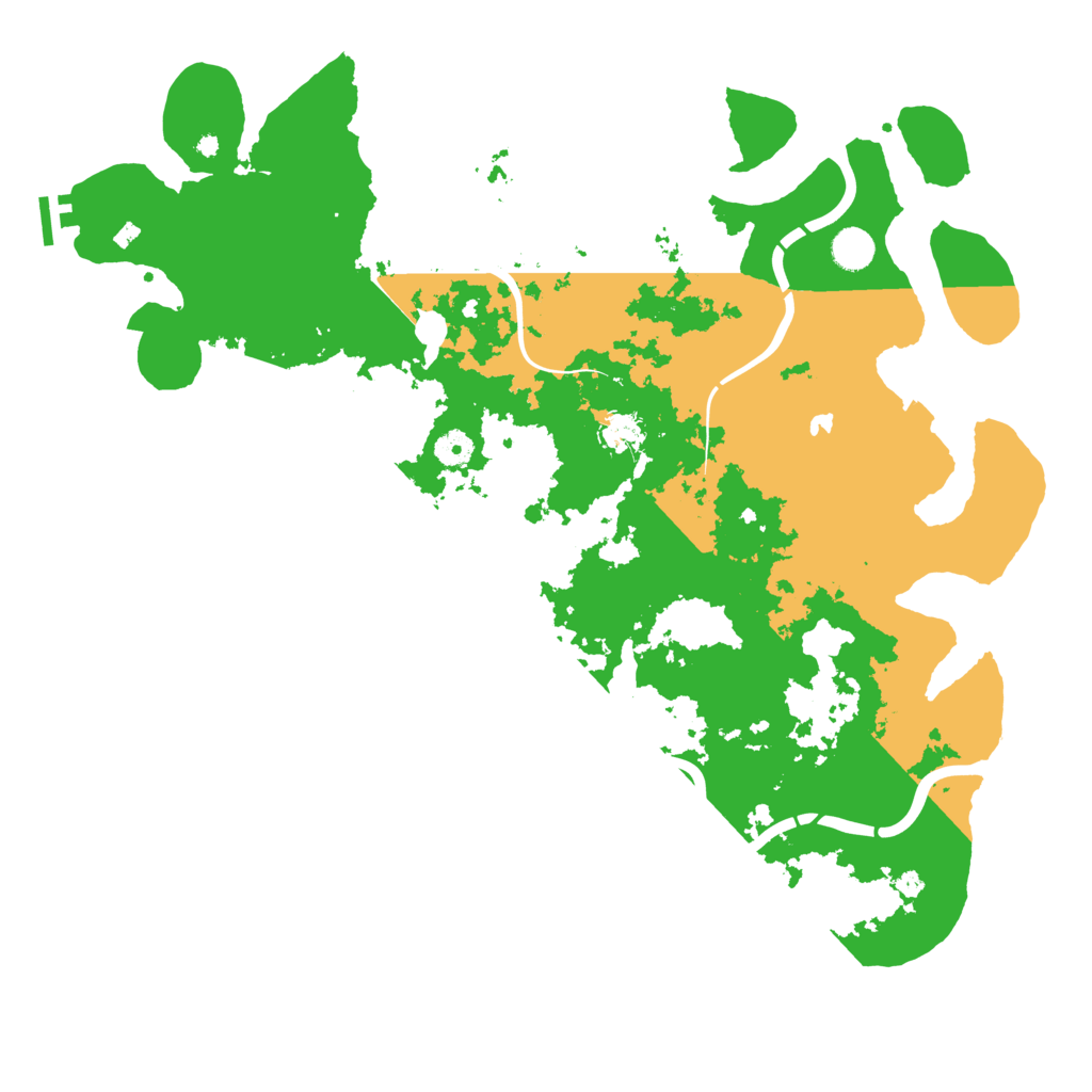 Biome Rust Map: Procedural Map, Size: 4500, Seed: 1134244