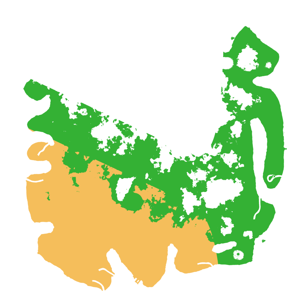 Biome Rust Map: Procedural Map, Size: 4500, Seed: 3004534