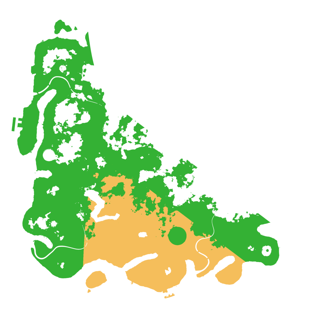 Biome Rust Map: Procedural Map, Size: 4500, Seed: 665627305
