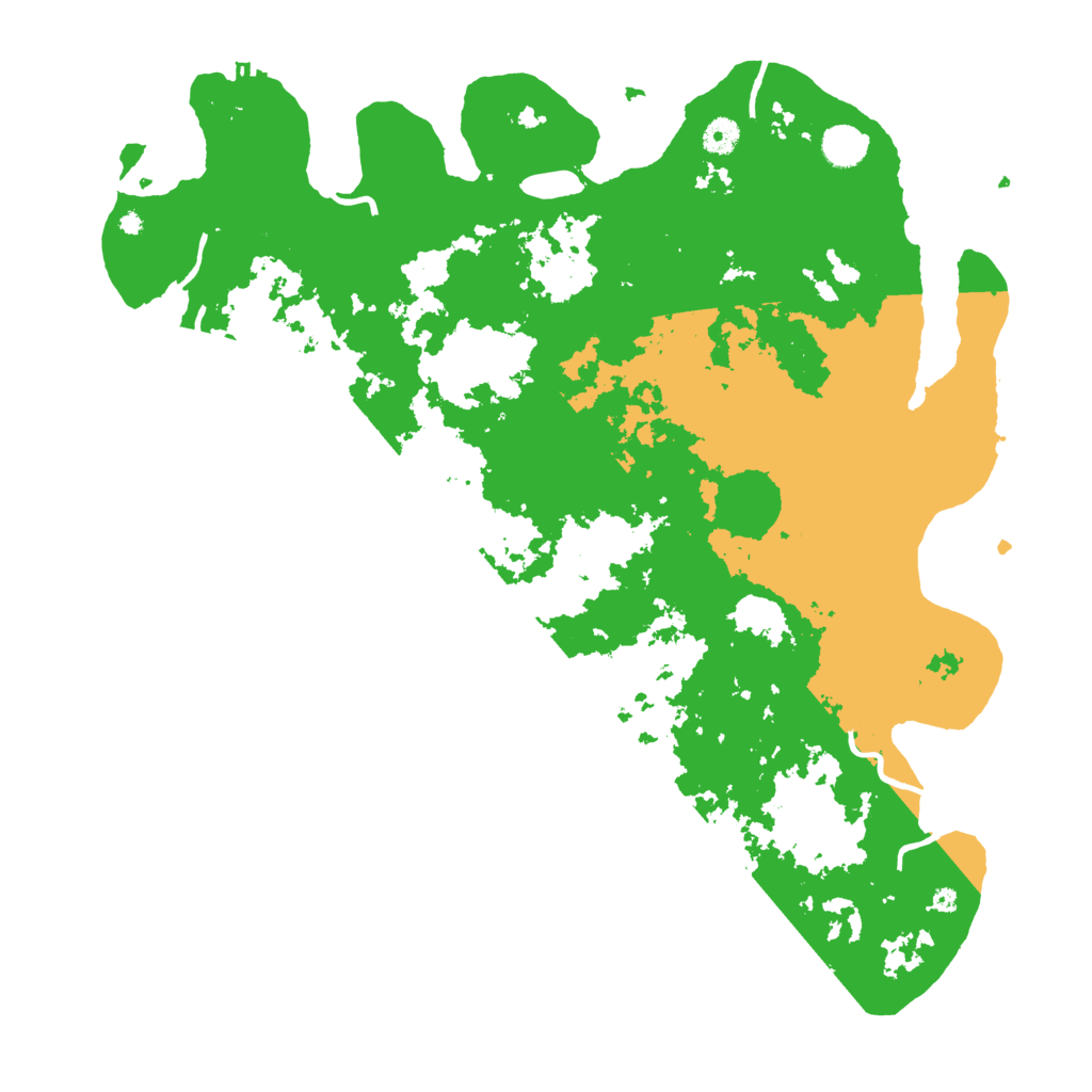 Biome Rust Map: Procedural Map, Size: 4500, Seed: 2866996