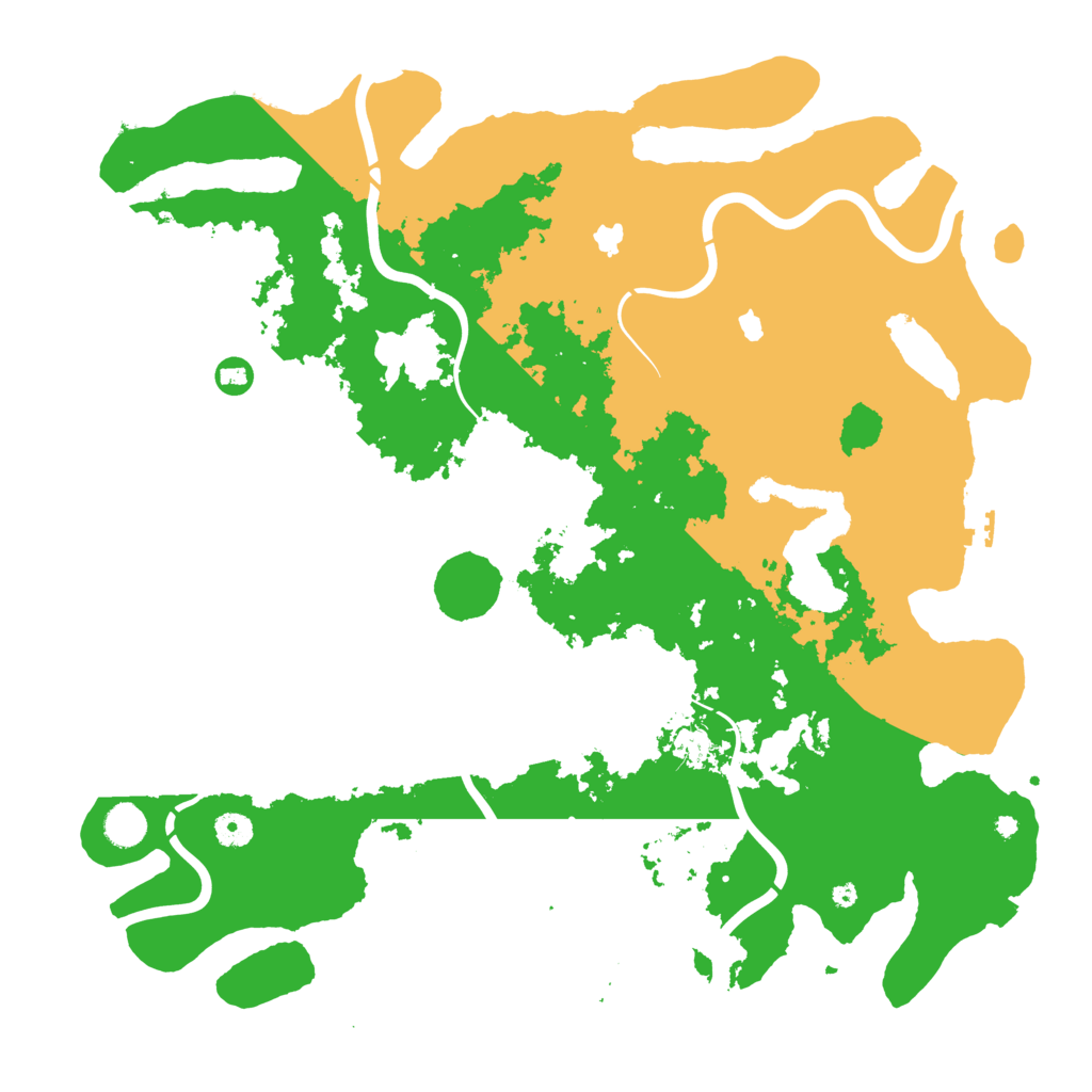 Biome Rust Map: Procedural Map, Size: 4500, Seed: 3628246