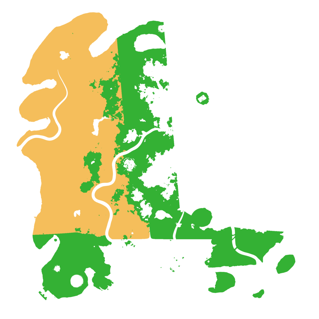 Biome Rust Map: Procedural Map, Size: 4500, Seed: 4155166
