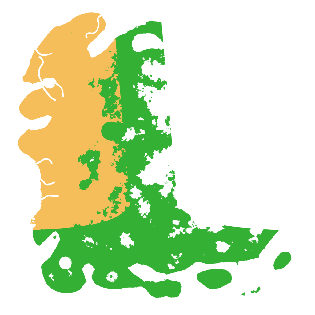 Biome Rust Map: Procedural Map, Size: 4500, Seed: 4155166