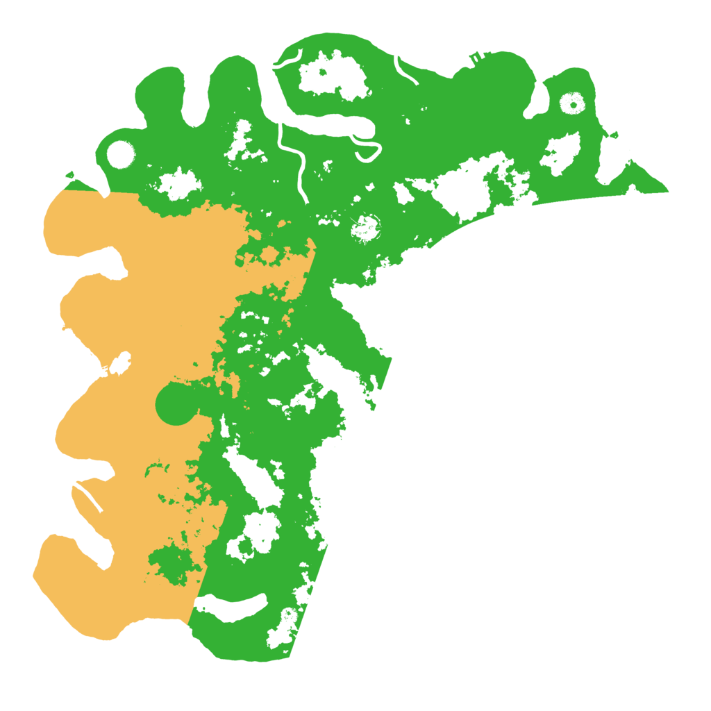 Biome Rust Map: Procedural Map, Size: 4500, Seed: 4176988
