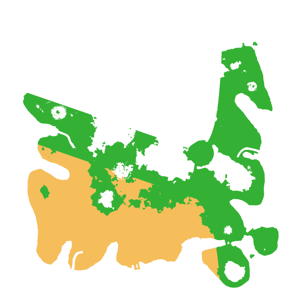 Biome Rust Map: Procedural Map, Size: 3250, Seed: 5370390