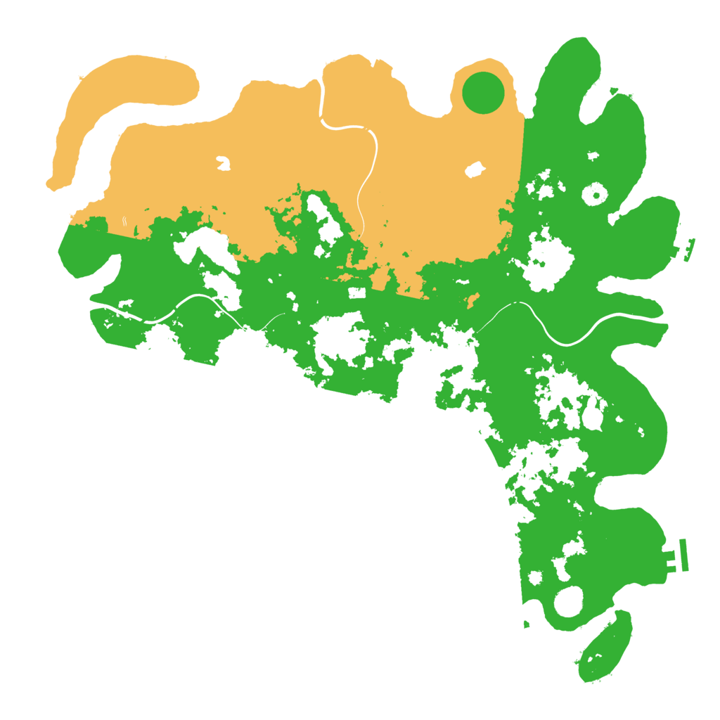 Biome Rust Map: Procedural Map, Size: 4500, Seed: 6399725