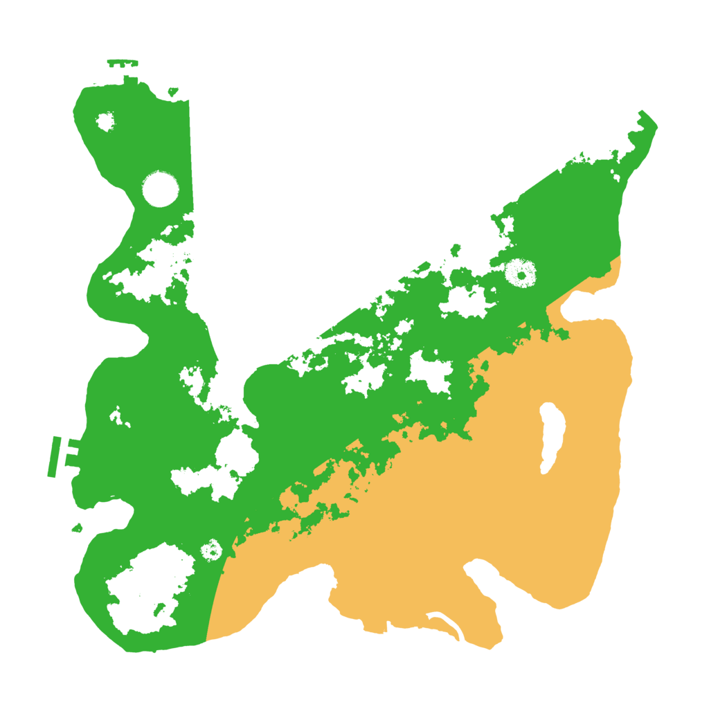 Biome Rust Map: Procedural Map, Size: 3500, Seed: 1616589179