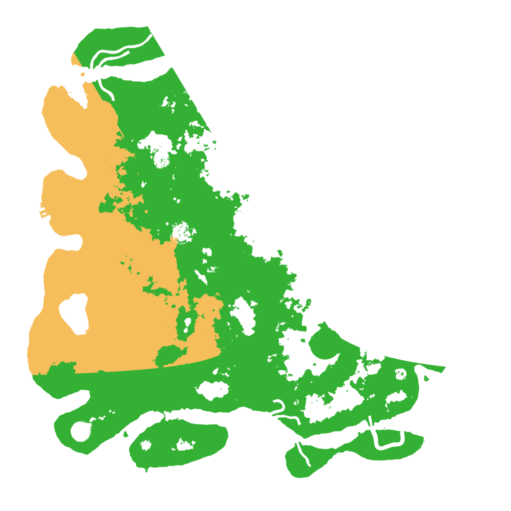 Biome Rust Map: Procedural Map, Size: 4500, Seed: 4582321