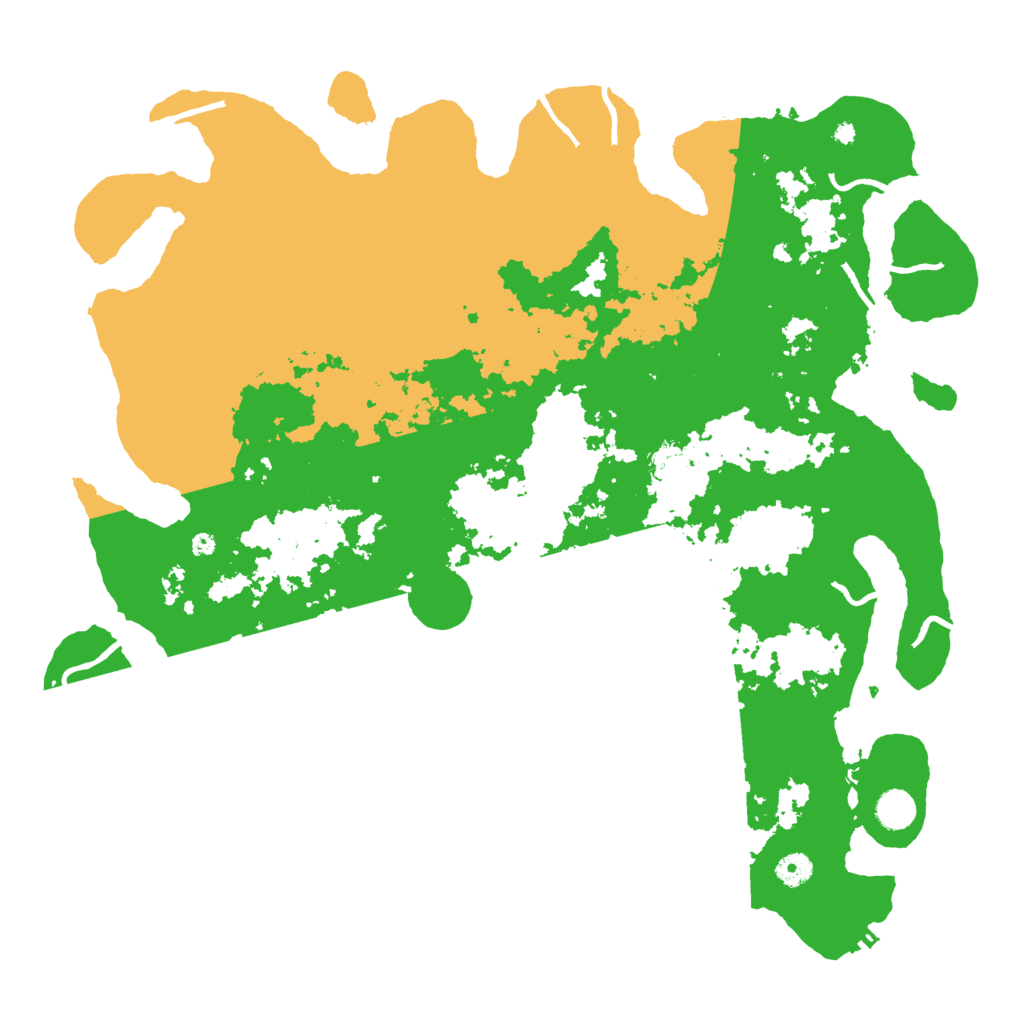 Biome Rust Map: Procedural Map, Size: 4500, Seed: 6278425