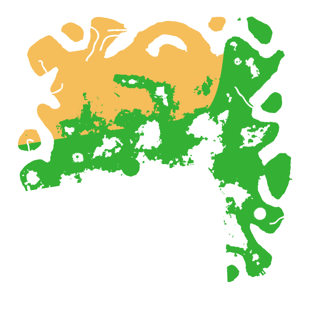 Biome Rust Map: Procedural Map, Size: 4500, Seed: 2863822