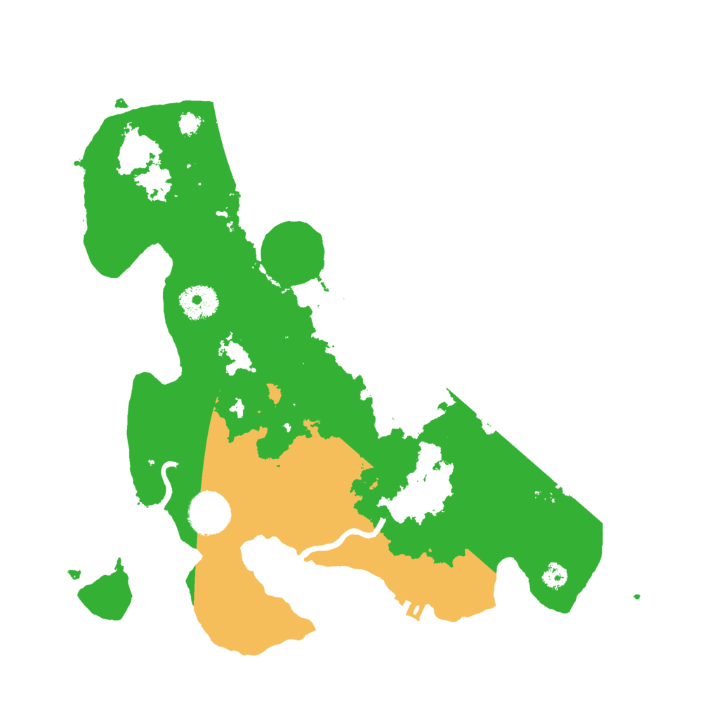 Biome Rust Map: Procedural Map, Size: 3000, Seed: 24