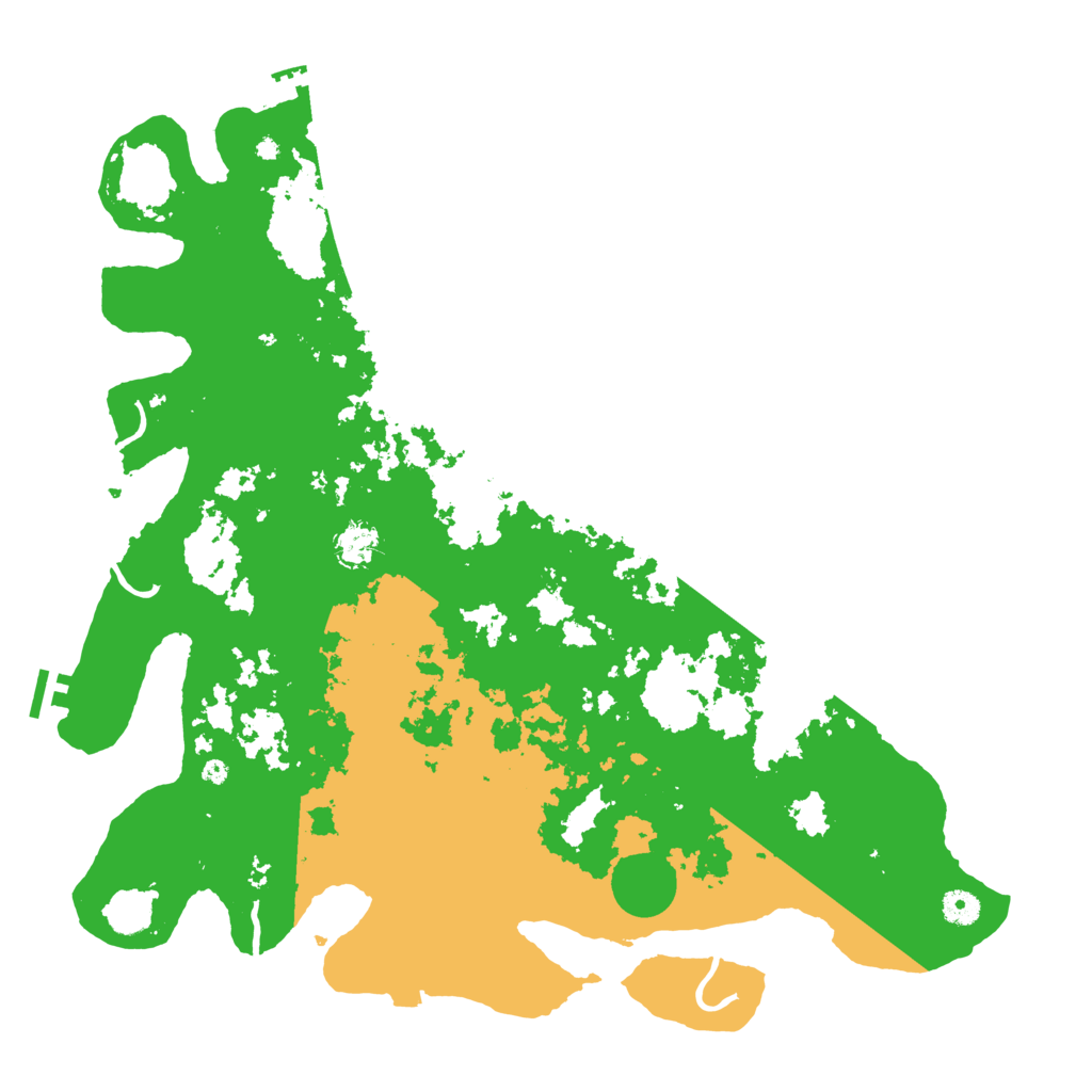 Biome Rust Map: Procedural Map, Size: 4500, Seed: 1745469295