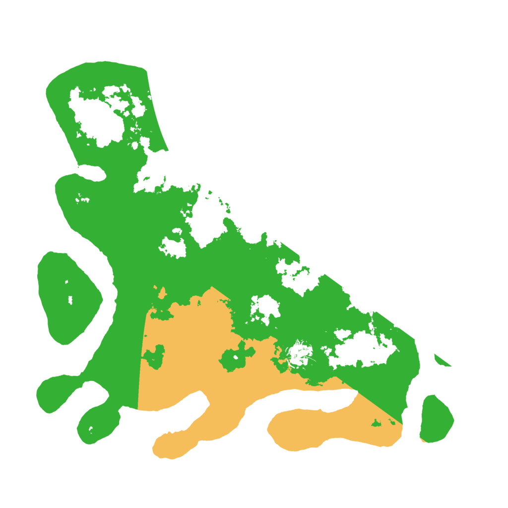 Biome Rust Map: Barren, Size: 3500, Seed: 129