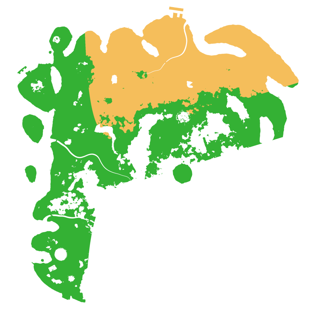 Biome Rust Map: Procedural Map, Size: 4500, Seed: 4635074