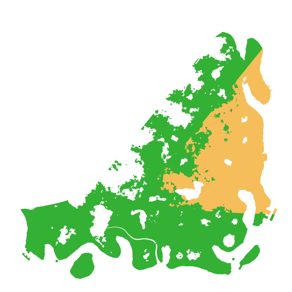 Biome Rust Map: Procedural Map, Size: 4500, Seed: 4512091