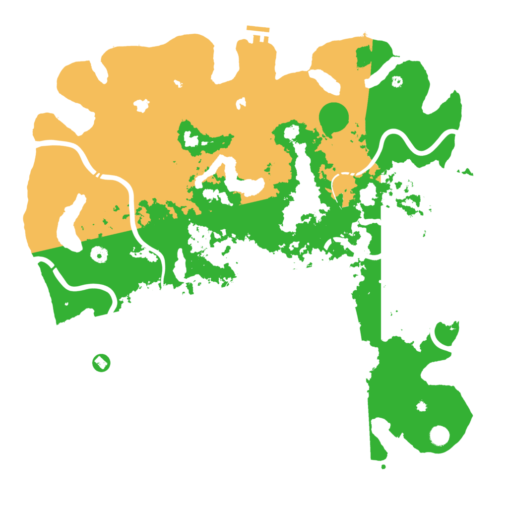 Biome Rust Map: Procedural Map, Size: 4500, Seed: 3849290