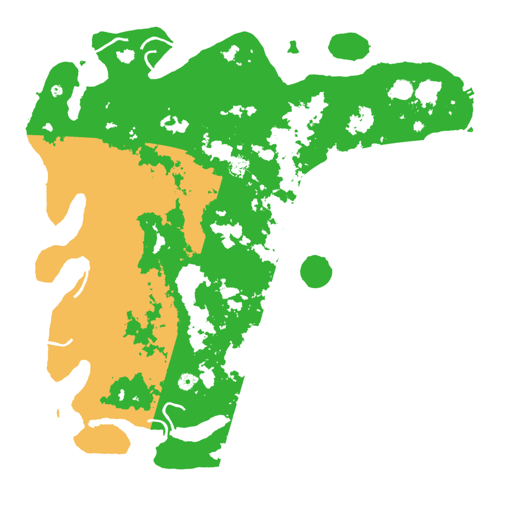 Biome Rust Map: Procedural Map, Size: 4500, Seed: 2297174