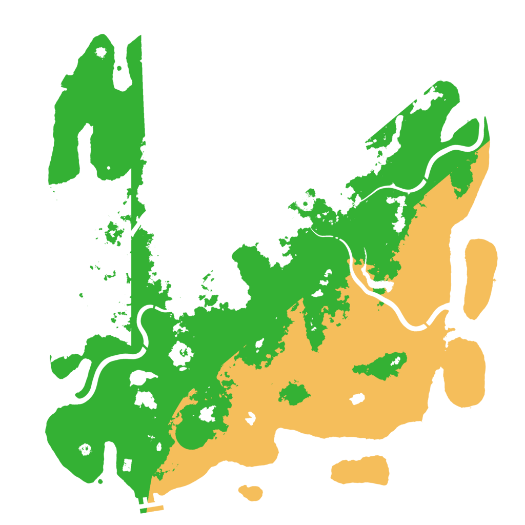 Biome Rust Map: Procedural Map, Size: 4500, Seed: 467336546