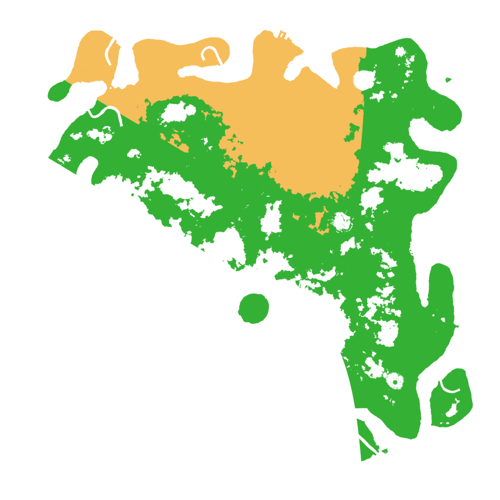 Biome Rust Map: Procedural Map, Size: 4500, Seed: 3057203