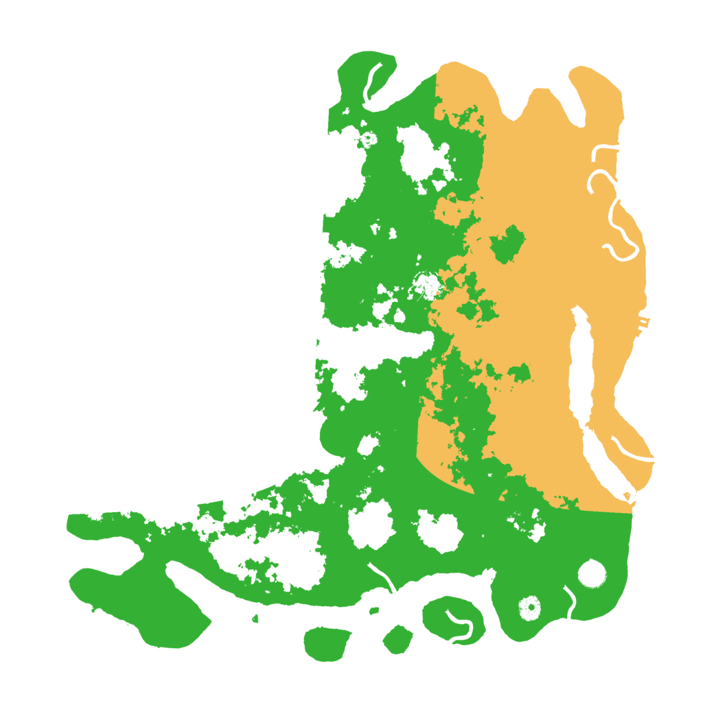 Biome Rust Map: Procedural Map, Size: 4500, Seed: 3055612