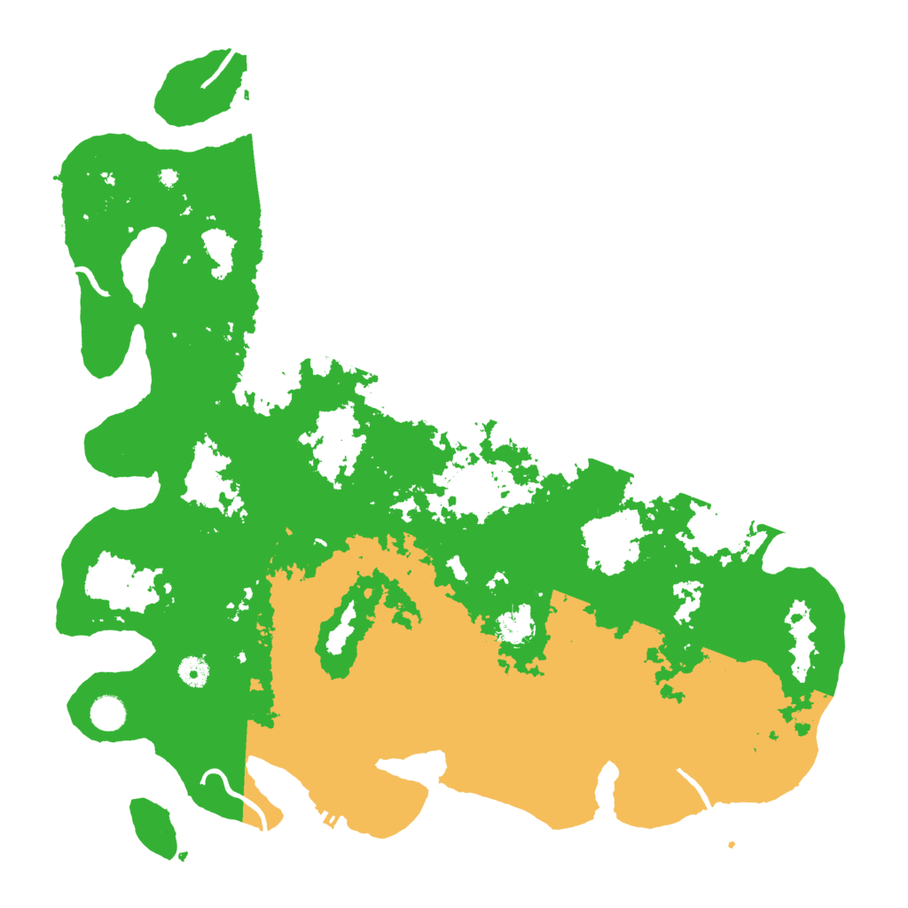 Biome Rust Map: Procedural Map, Size: 4500, Seed: 2052955