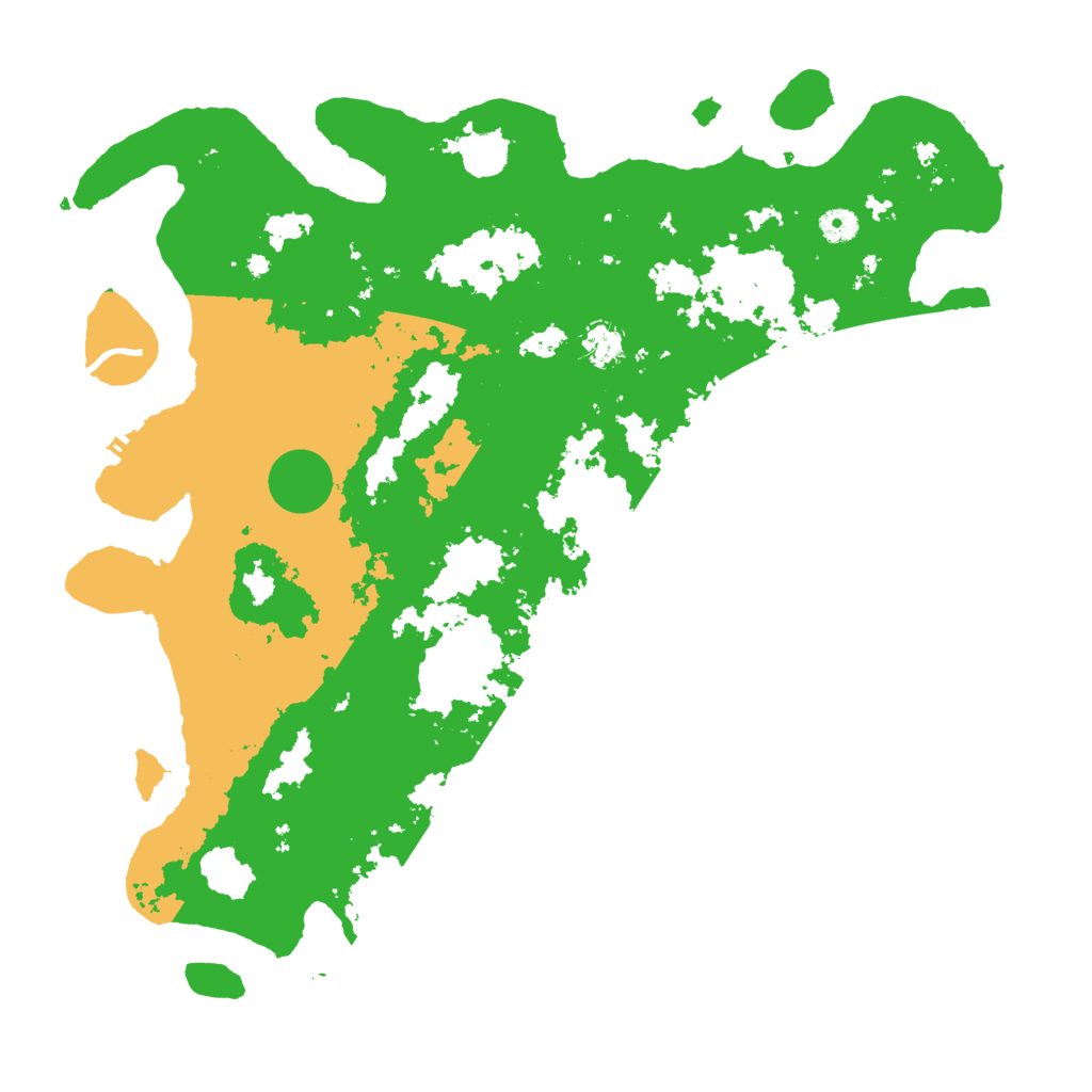 Biome Rust Map: Procedural Map, Size: 4500, Seed: 2027307