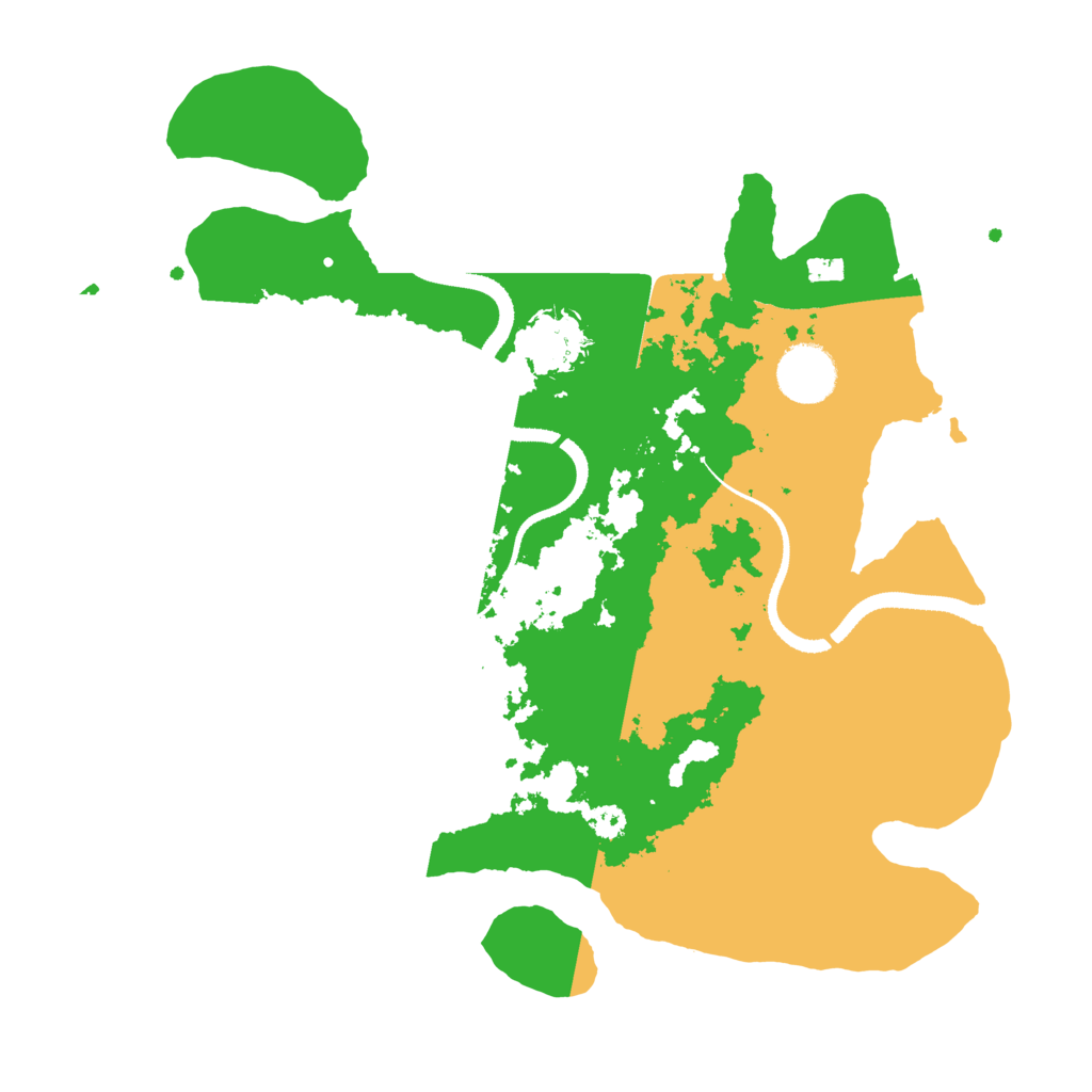 Biome Rust Map: Procedural Map, Size: 3250, Seed: 3172776